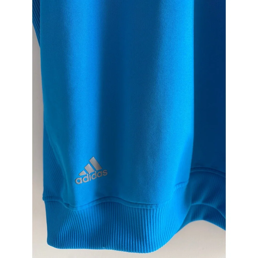 Adidas Golf Vest‎ Mens XL Blue Pebble Beach Golf Links Quarter Zip Pullover